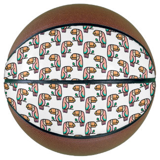 cute tropical toucan bird animal gift for kids basketball
