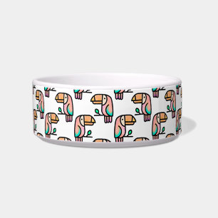 cute tropical toucan bird animal gift for kids bowl