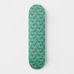 cute tropical toucan bird animal gift for kids skateboard