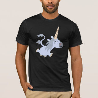 Cute Trotting Cartoon Unicorn T-Shirt