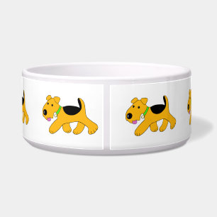 Cute Trotting Puppy Dog Bowl (Large)