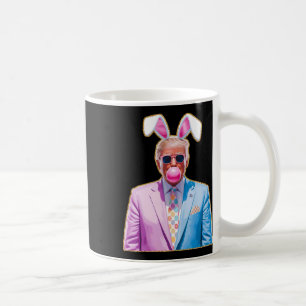 Cute Trump Easter Republican Jesus Bunny Egg Ears  Coffee Mug
