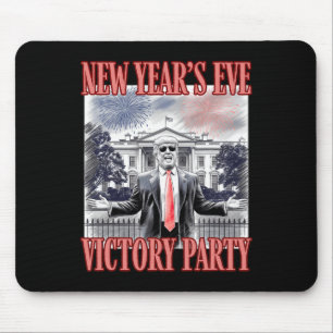 Cute Trump New Year's Eve Victory Party Fireworks  Mouse Pad