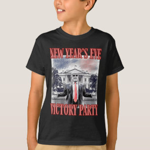 Cute Trump New Year's Eve Victory Party Fireworks T-Shirt
