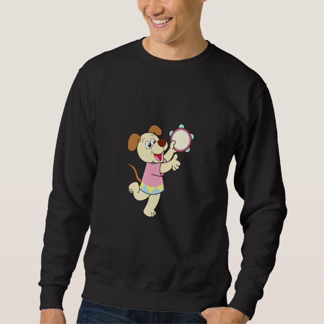 Cute Trumpet Musician Sweatshirt (Front)
