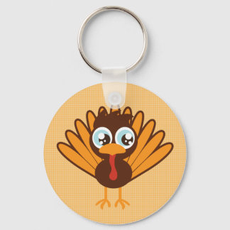 Cute Turkey Key Ring