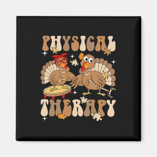 Cute Turkey Physical Therapy Pt Pta Fall Autumn Th Magnet