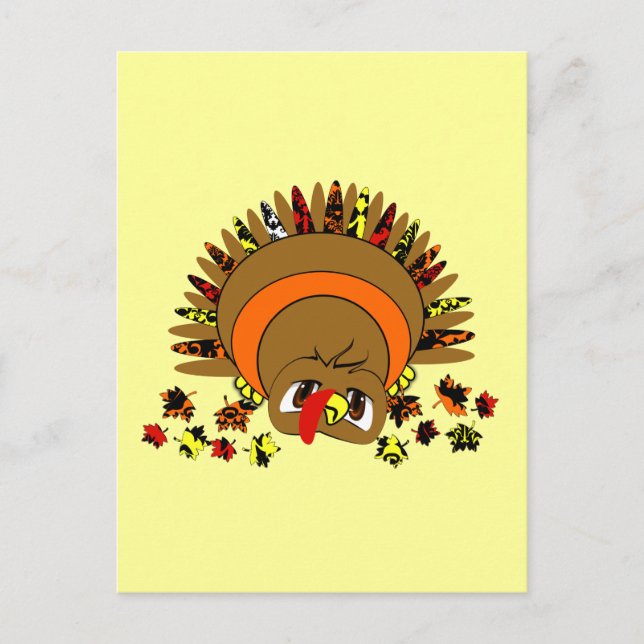 Cute Turkey Postcard (Front)