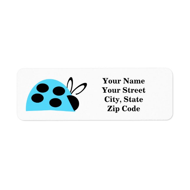 Cute Turquoise Ladybug (Front)