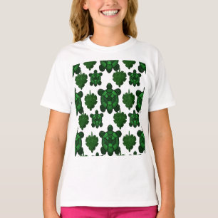 Cute turtle and leaves pattern T-Shirt