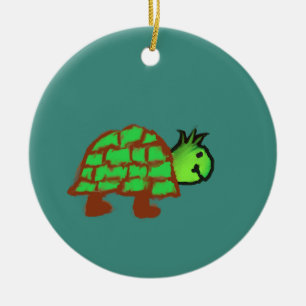 Cute Turtle  Ceramic Tree Decoration