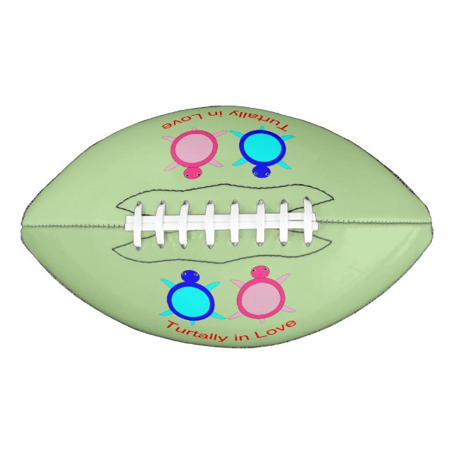 Cute Turtle Couple Football (Front)