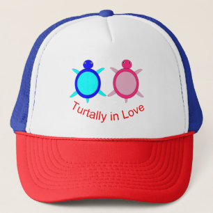 Cute Turtle Couple Trucker Hat