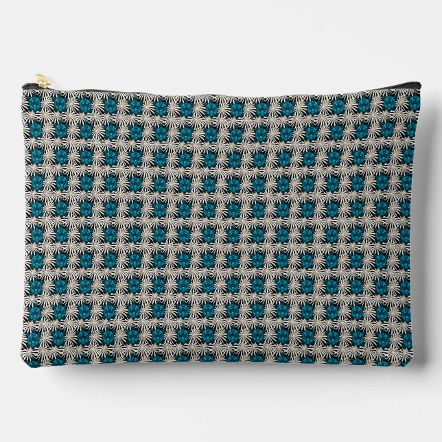 Cute Turtle Floral pattern  Accessory Pouch (Front)