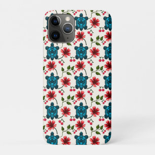 Cute Turtle Floral pattern   Case-Mate iPhone Case