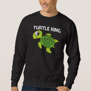 Cute Turtle For Men Dad Sea Turtle Reptile Animal Sweatshirt