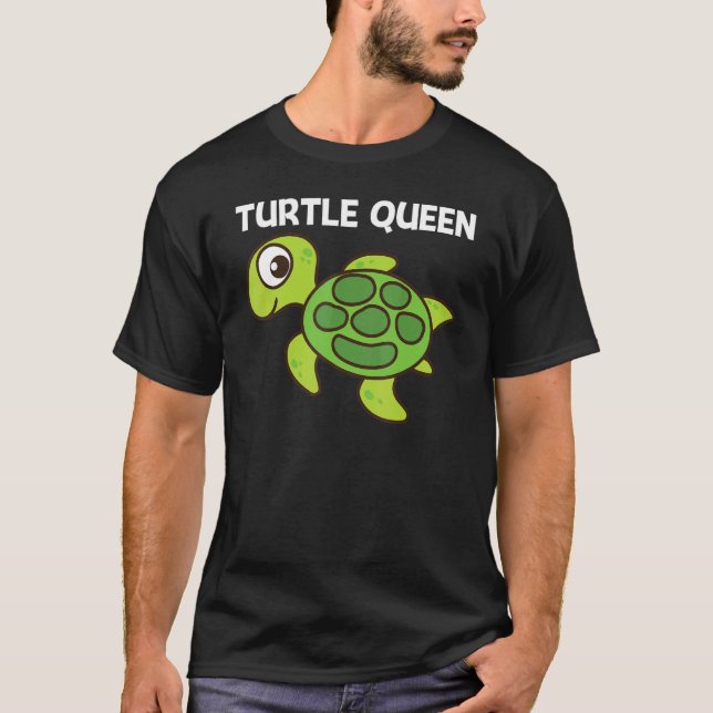 Cute Turtle For Women Mum Sea Turtle Reptile Anima T-Shirt (Front)