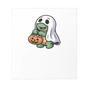 Cute Turtle Ghost Costume � Adorable Halloween Tri Notepad