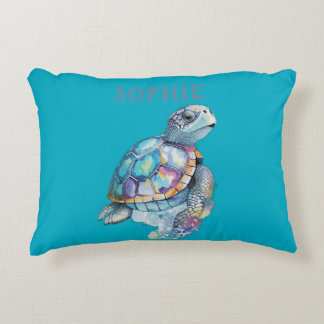 Cute Turtle Green Baby Nursery Decorative Cushion