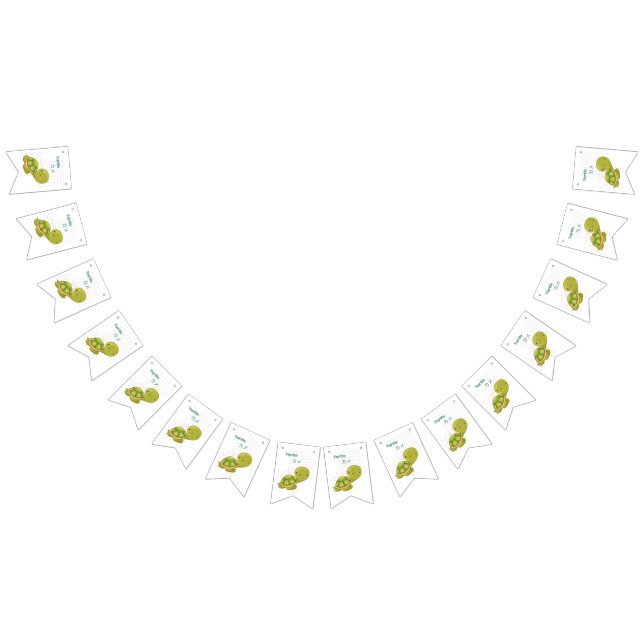 Cute Turtle-Kawaii collection Bunting (All)