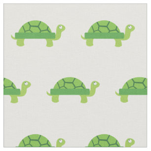 Cute Turtle Kid Baby Nursery White Tortoise Fabric