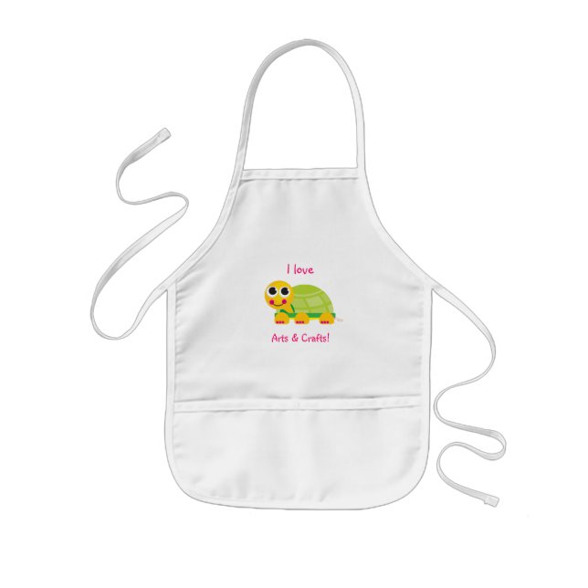 Cute Turtle Kids Apron (Front)