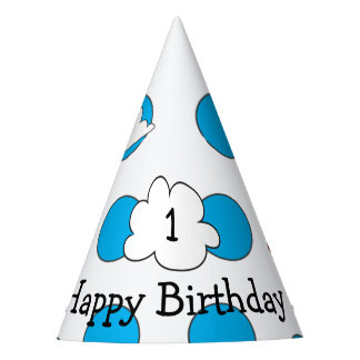 Cute Turtle Ladybug Polka Dot Birthday Party Hat