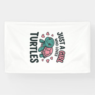Cute Turtle Lover Girl Vintage Engraving Shirt Des Banner