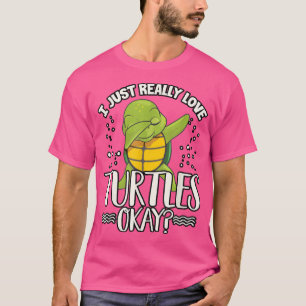 Cute Turtle Lover Graphic Women Men Kids Turtle  T-Shirt
