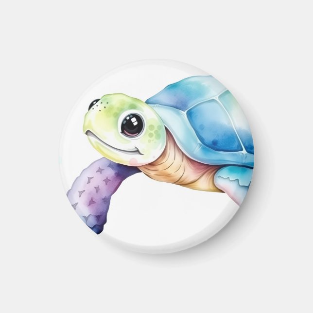 Cute Turtle Magnet (Front)