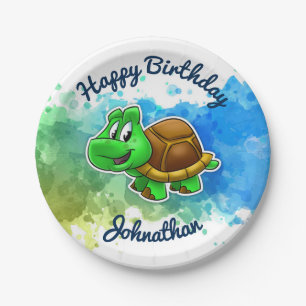 Cute Turtle Party Plates