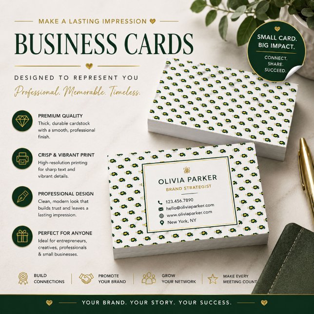 Cute Turtle Pattern Business Cards (Creator Uploaded)