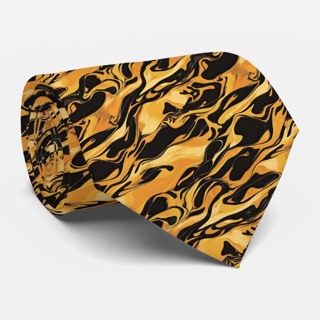 Cute turtle shell pattern  tie (Rolled)