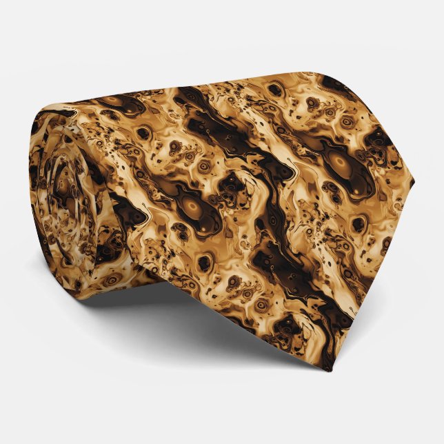 Cute turtle shell pattern  tie (Rolled)