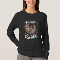 Cute Tween Girl Funny Animal Sloth Slay Meme Trend