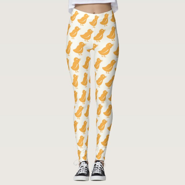 Cute Tweety Bird Leggings (Front)
