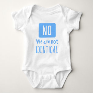Cute Twins Baby Bodysuit