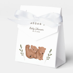 Cute Twins Bear Baby Shower  Favour Box