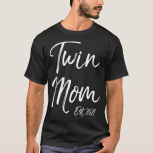 Cute Twins Mother's Day Gift for New Moms Twin Mum T-Shirt