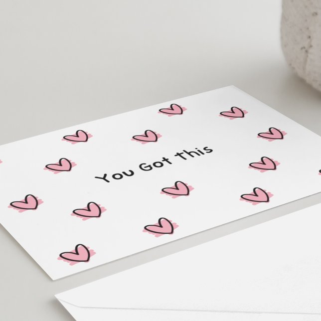 Cute Two-Sided "You Got This" Note Card – Encourag (Creator Uploaded)