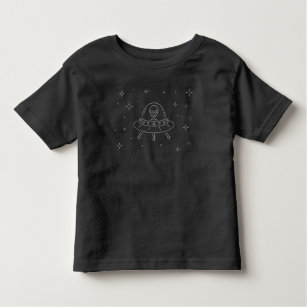 Cute UFO Alien Spaceship Toddler T-Shirt