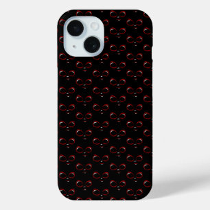 Cute ufo face monster iPhone 15 case