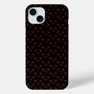 Cute ufo face monster iPhone 15 mini case