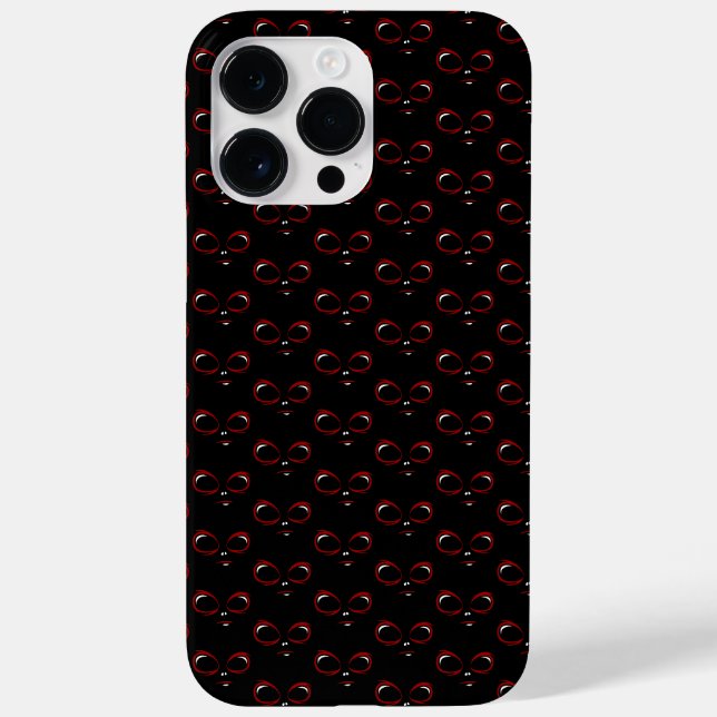 Cute ufo face monster  Case-Mate iPhone case (Back)