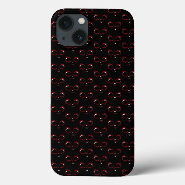 Cute ufo face monster  Case-Mate iPhone case (Back)