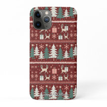 cute ugly christmas sweater pattern