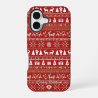 cute ugly christmas sweater pattern
