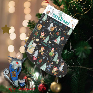 Cute Ugly Sweater Christmas Party  Small Christmas Stocking