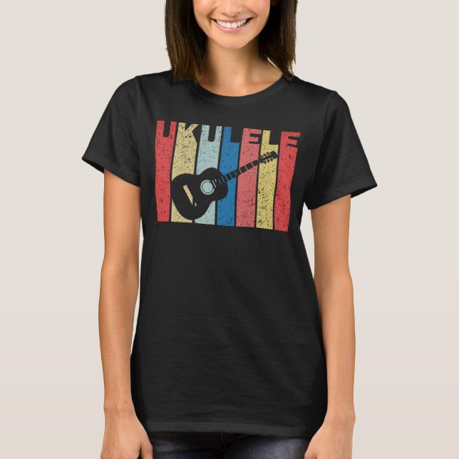 Cute Uke Tees  Ukulele Player (Front)