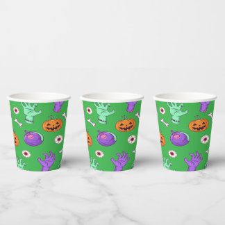 Cute Undead Party Vibes Paper Cups